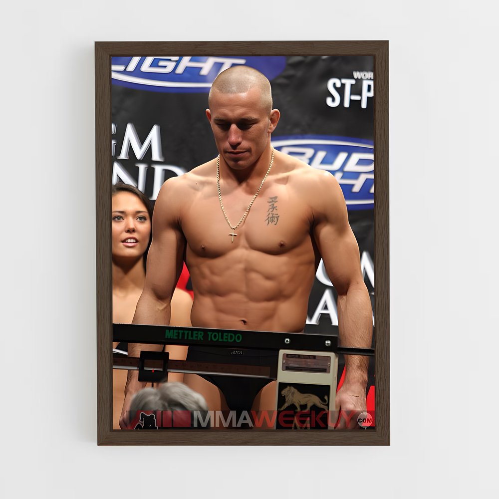 Poster Georges de champion – affiche MMA (vue 5)